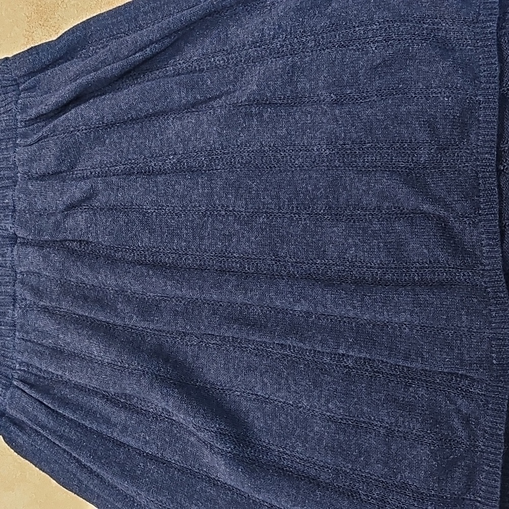 Y2K Vintage Hollister Dark Blue Babydoll Sweater Top - Picture 16 of 16